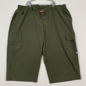 TacVasen Mens Cargo Work Shorts Sz 40 Olive Green 3/4 Length Hiking NWT